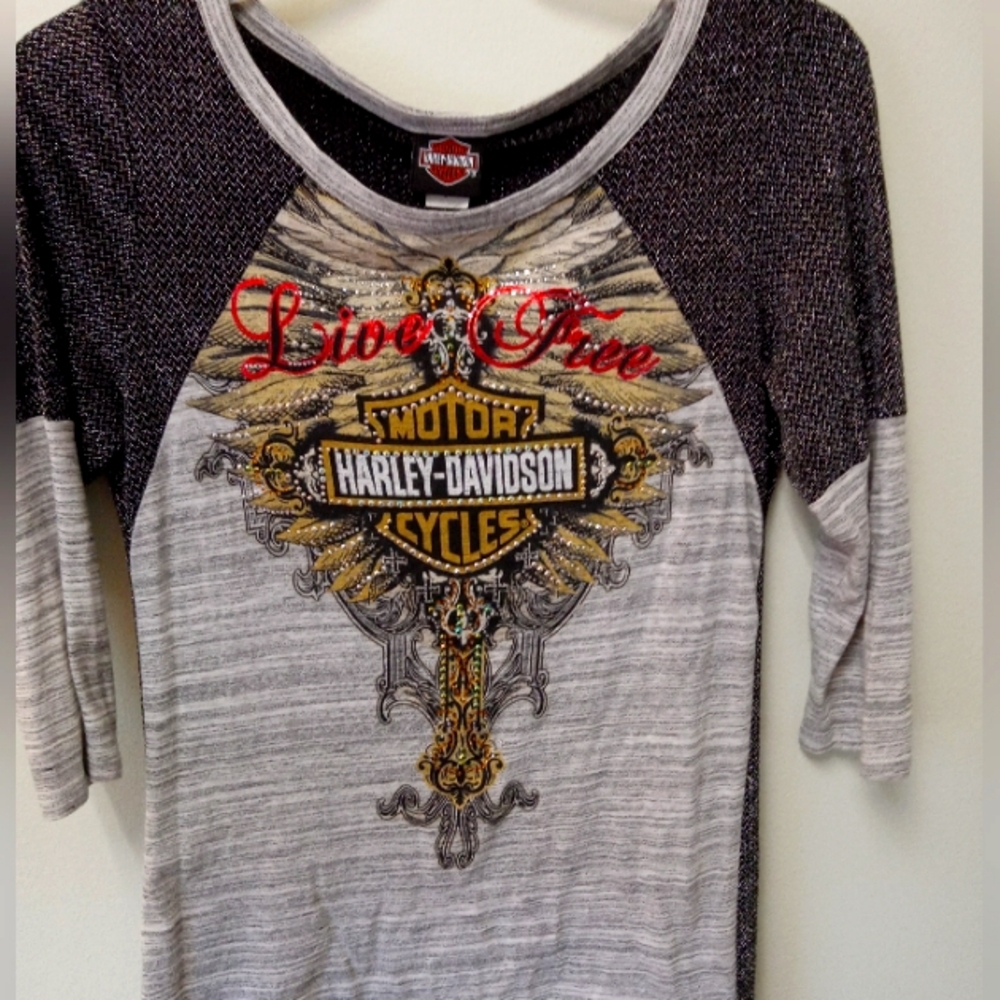 Harley Davidson blingy top